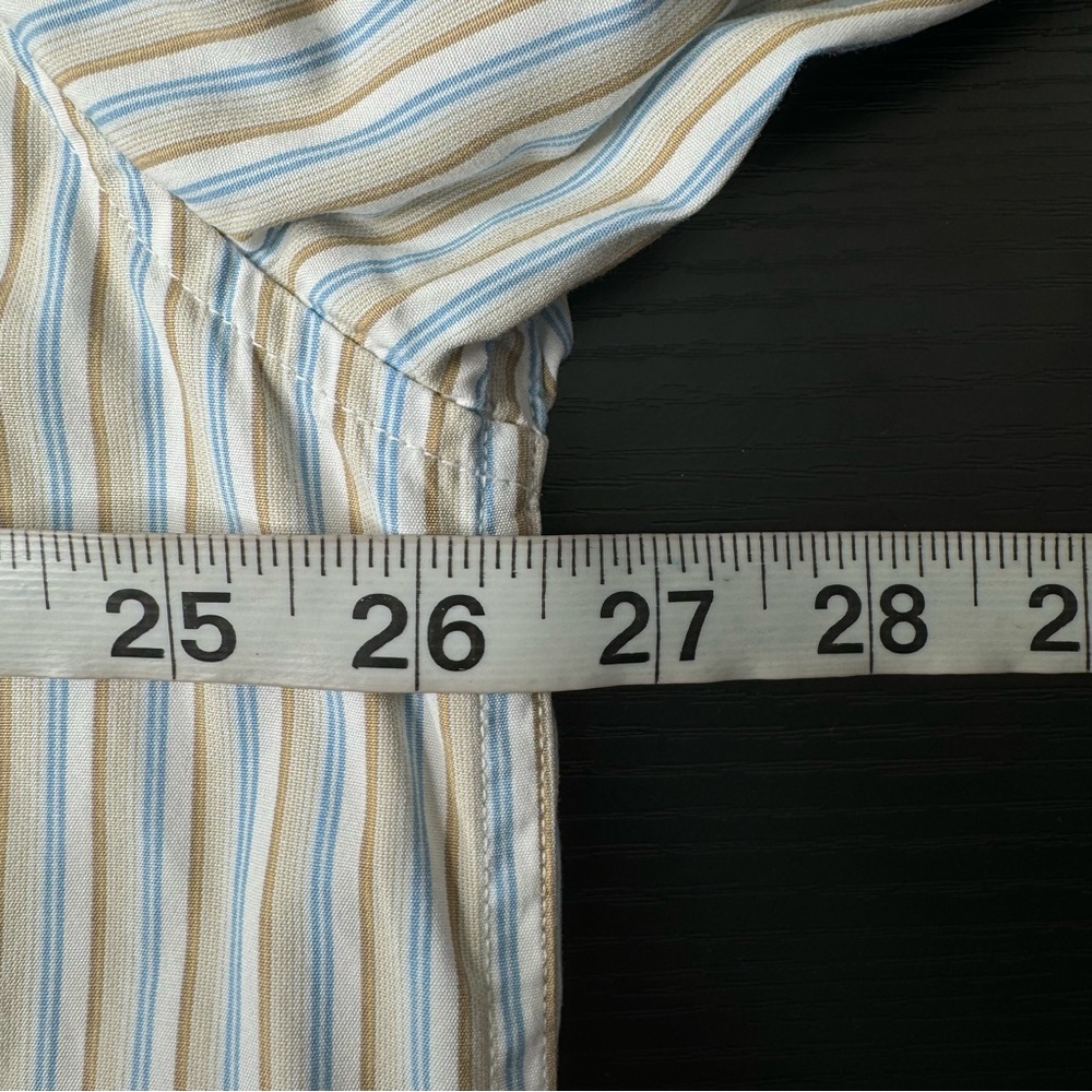Nautica 80s Two-Ply Cotton Button Down Shirt Size XL - Picture 4 of 5